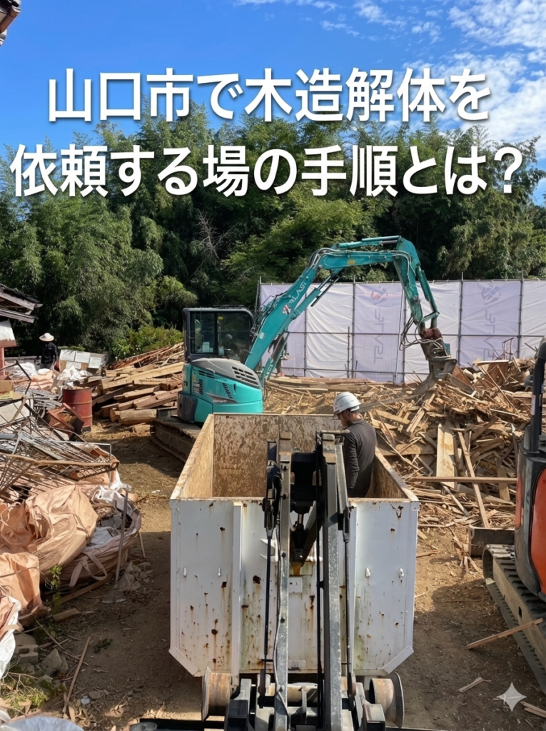 山口市で木造解体を依頼する場の手順とは？