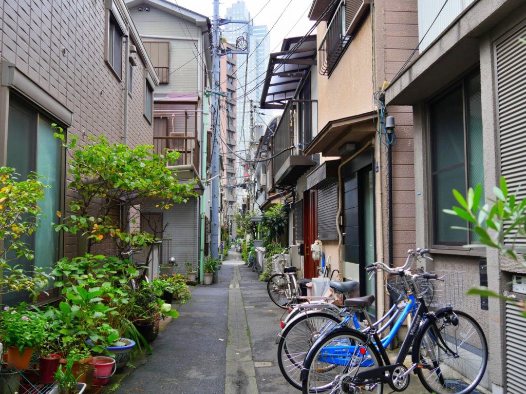 住宅が密集している画像