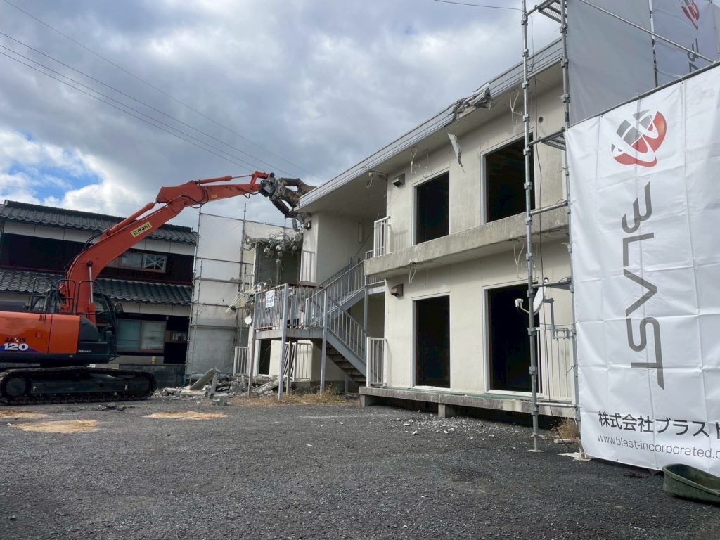 アスベストの含有がある建物の解体