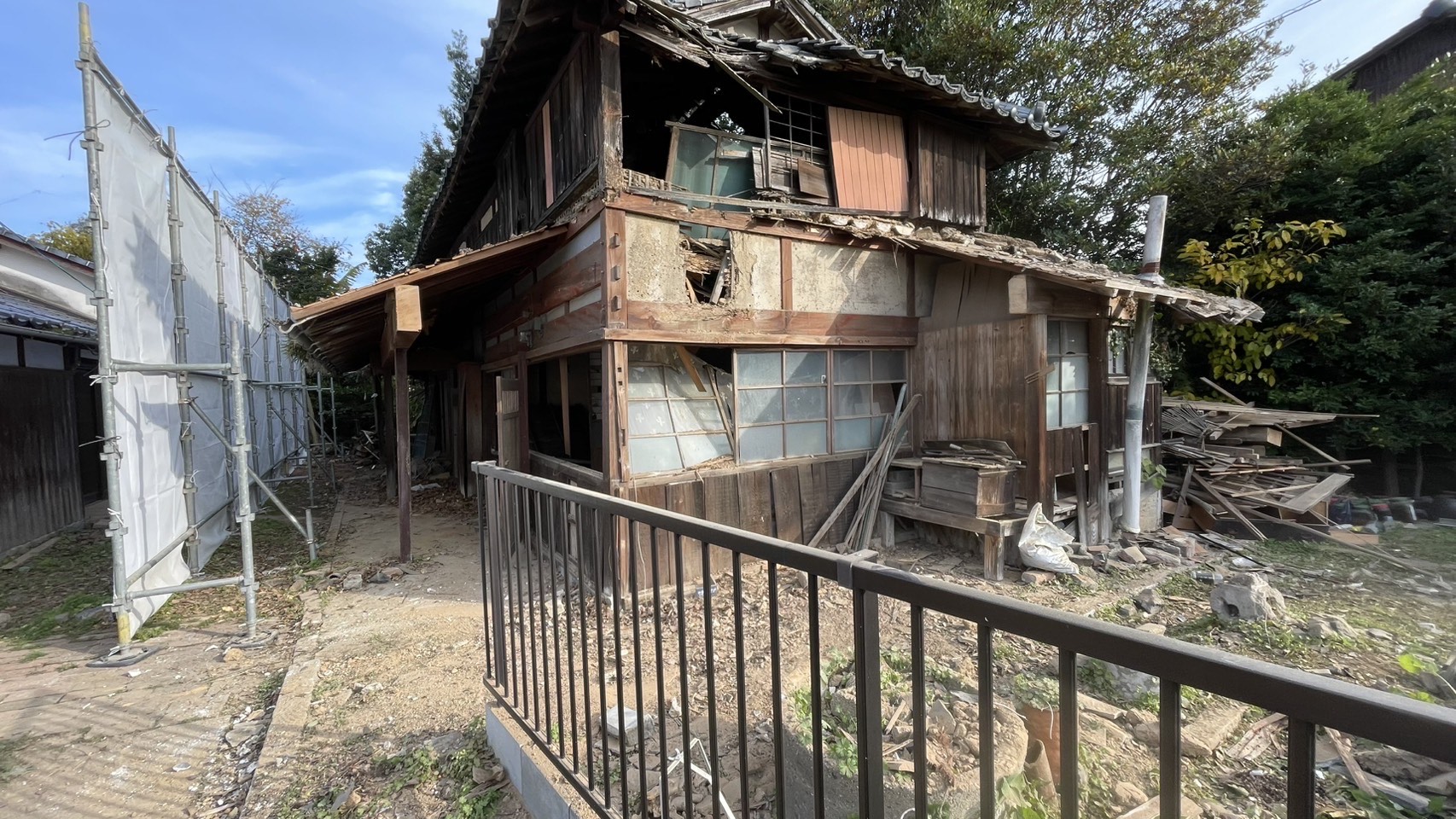 木造解体の写真