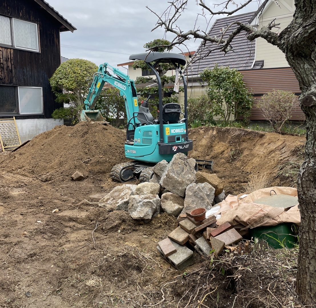 解体の現場風景