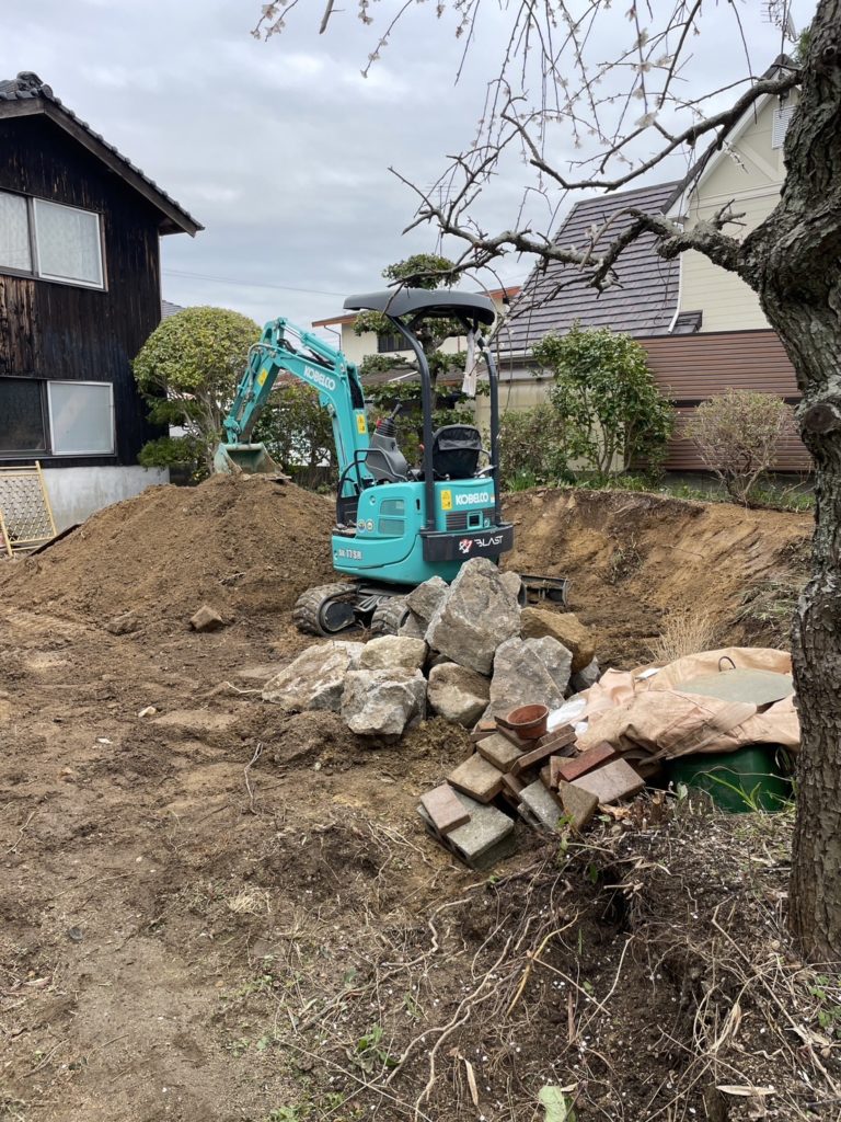 解体の現場風景