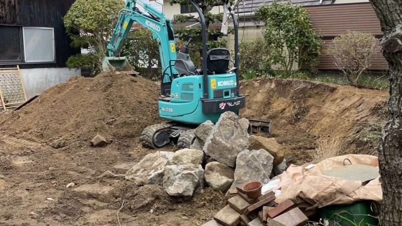 解体の現場風景